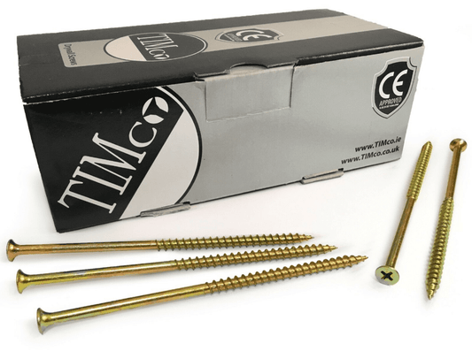 Timco Coarse Thread Yellow Zinc Drywall Plaster Board Wood Screws Bugle Head