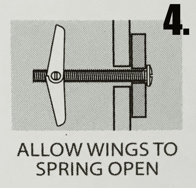 Timco Plasterboard Spring Toggle Wall Anchors & Bolts Hollow Cavity Screws M3 M5