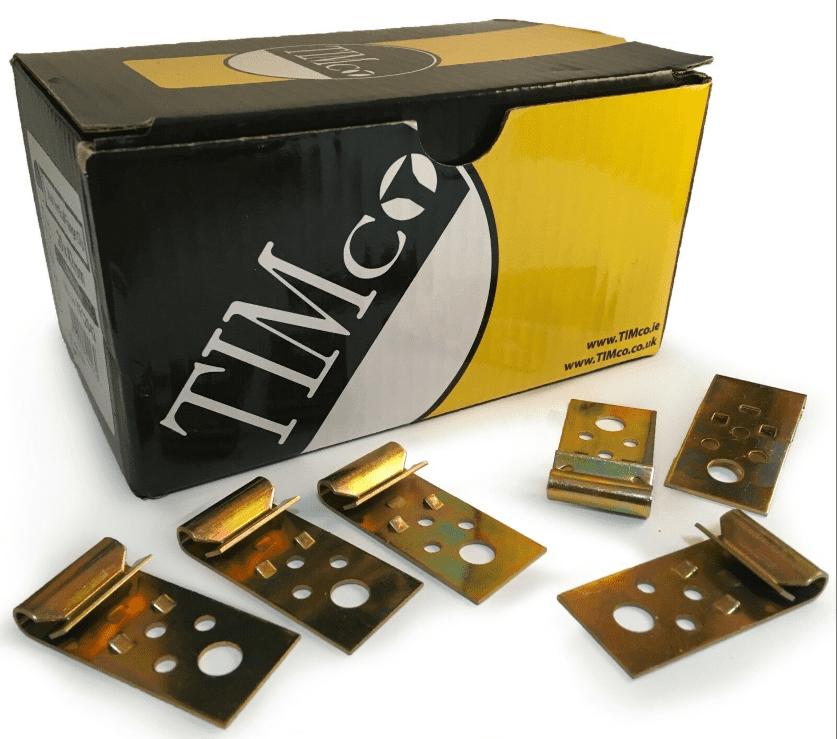 Timco Steel Vertical Flange Clips Fixing Suspended Wire Ceiling Lighting Cable