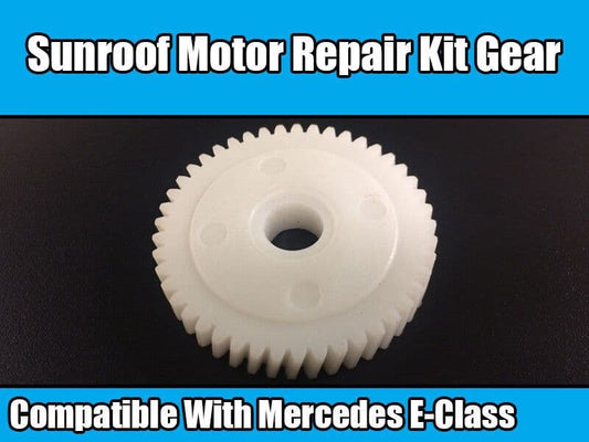 White Plastic Sunroof Motor Repair Gear for Mercedes W123 W124 E Class