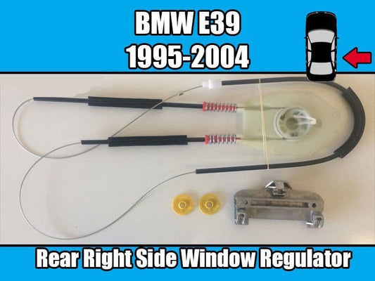 Window Regulator Repair Kit Compatible With BMW E39 1995-2004 Rear Right