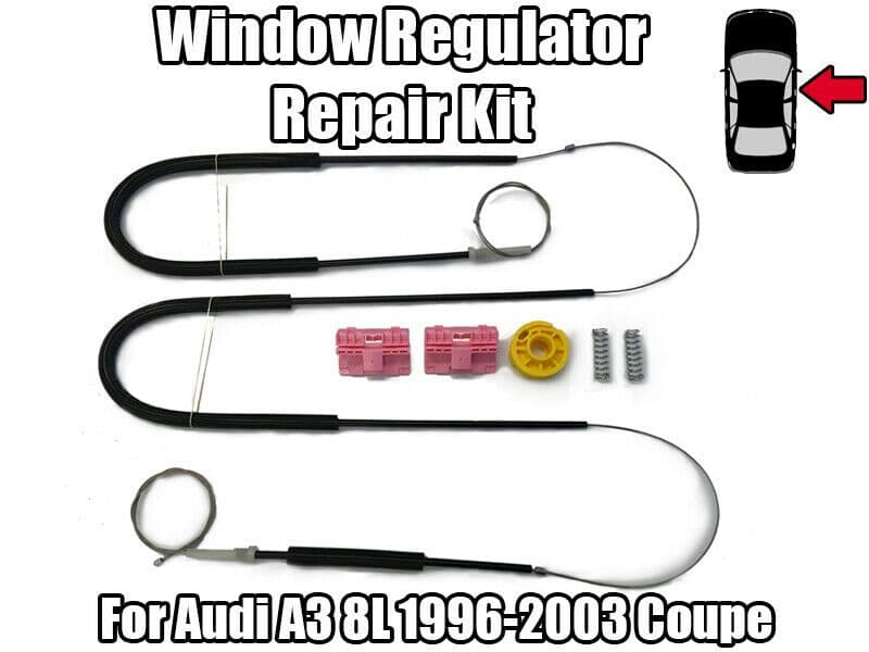 Window Regulator Repair Kit for Audi A3 8L Coupe 1996-2003  2 3 Door Front Right
