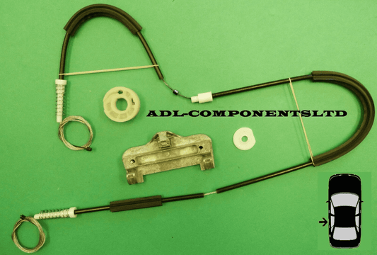 Window Regulator Repair Kit for BMW 5 Series E39  Rear Left Door 1997-2003