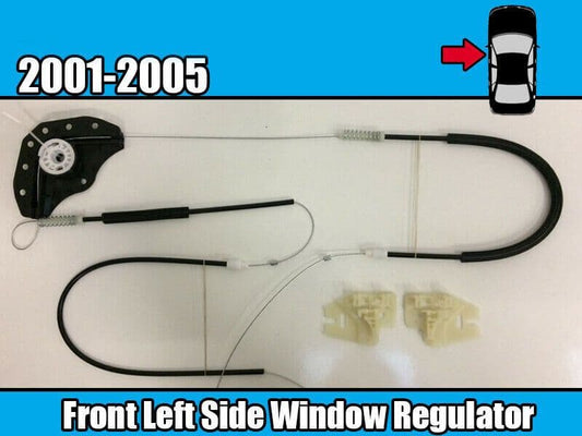 Window Regulator Repair Kit for BMW E46 3-Series 2001-2005 Front Left Side Door