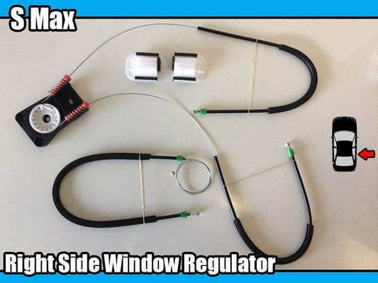 Window Regulator Repair Kit for Ford S Max 2012 5 Door Rear Right Side