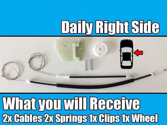 Window Regulator Repair Kit for Iveco Van Daily  Right Side Door