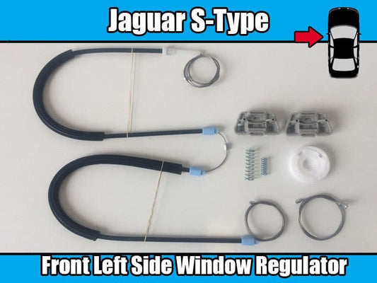 Window Regulator Repair Kit for Jaguar S-Type Front Left Door  1999-2009