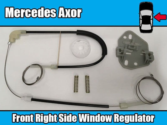 Window Regulator Repair Kit for Mercedes Axor Front Right Side Door