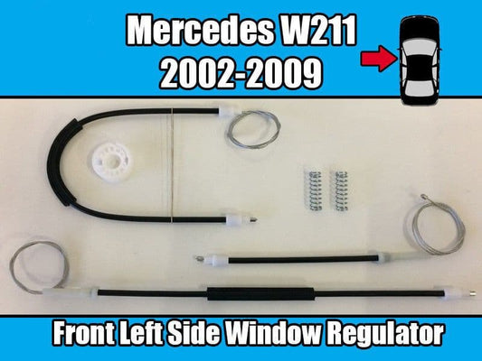 Window Regulator Repair Kit for Mercedes W211 2002-2009 Front Left Door