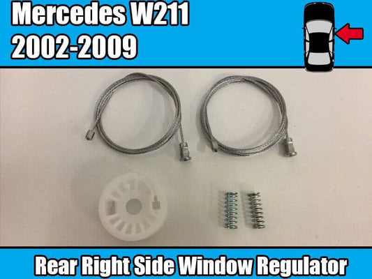 Window Regulator Repair Kit for Mercedes W211 2002-2009 Right Side Door