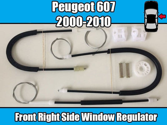 Window Regulator Repair Kit for Peugeot 607 2000-2010 Front Right Door