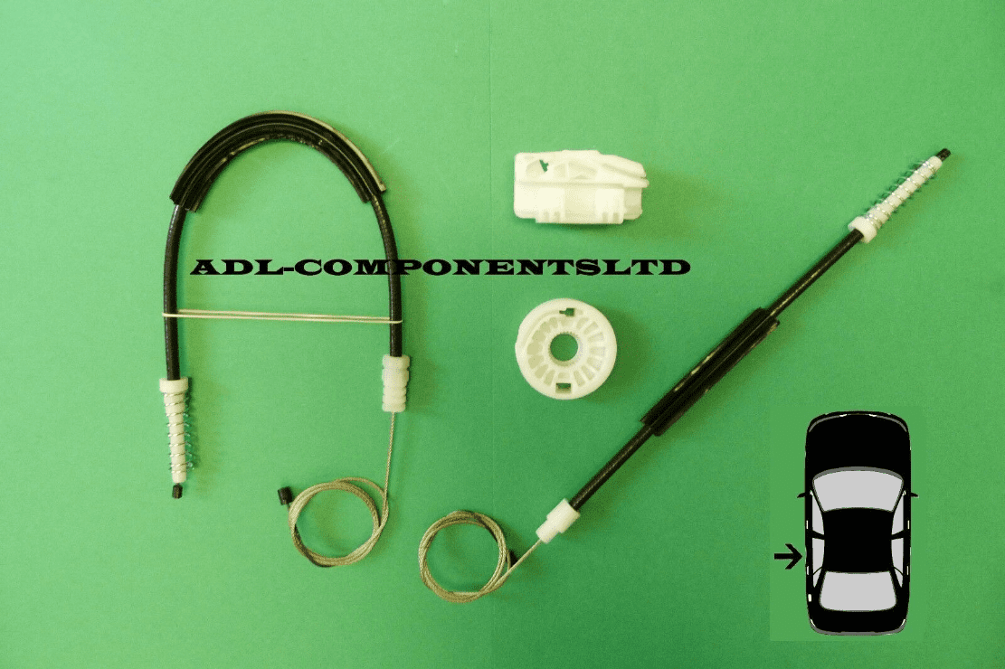 Window Regulator Repair Kit for Peugeot 607 Rear Left Door 2000-2010