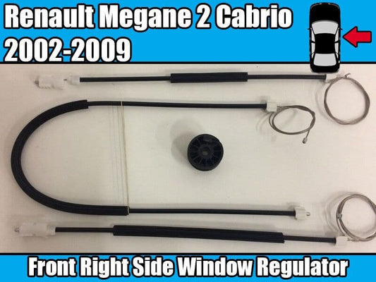 Window Regulator Repair Kit for Renault Megane 2002-2009 Front Right Side Door