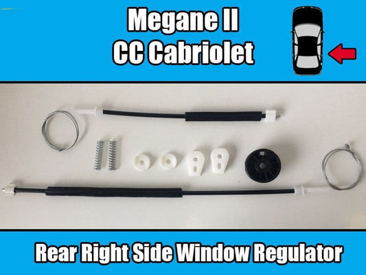 Window Regulator Repair Kit for Renault Megane II Cc Cabriolet Rear Right
