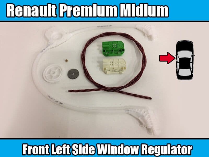 Window Regulator Repair Kit for Renault Premium Midlum Front Left Side Door