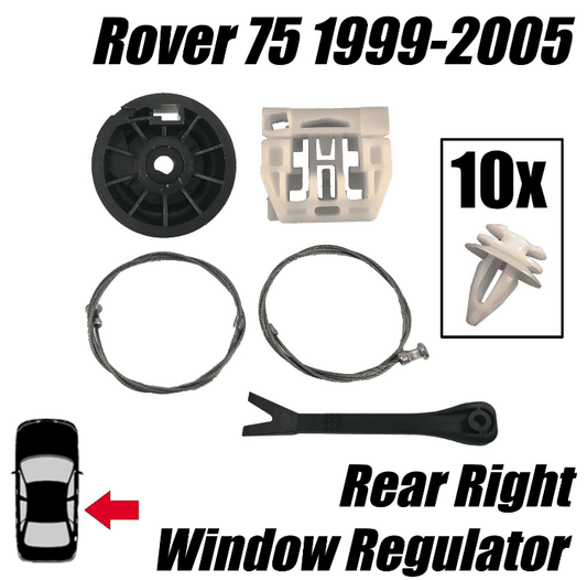 Window Regulator Repair Kit for Rover 75 1999-2005 Rear Right Side