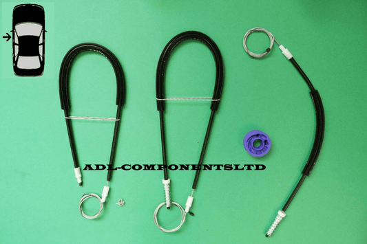 Window Regulator Repair Kit for SEAT Altea Xl Electric Front Left Door