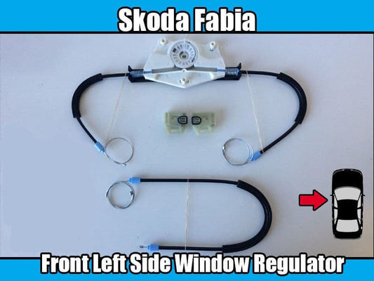 Window Regulator Repair Kit for Skoda Fabia Front Left  1999-2007