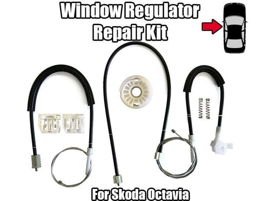 Window Regulator Repair Kit for Skoda Octavia Front Left Door '04-'08