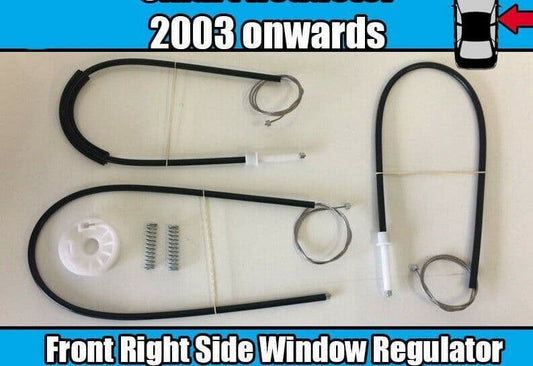 Window Regulator Repair Kit for Smart Roadster 2003 Front Right  Replacement Set