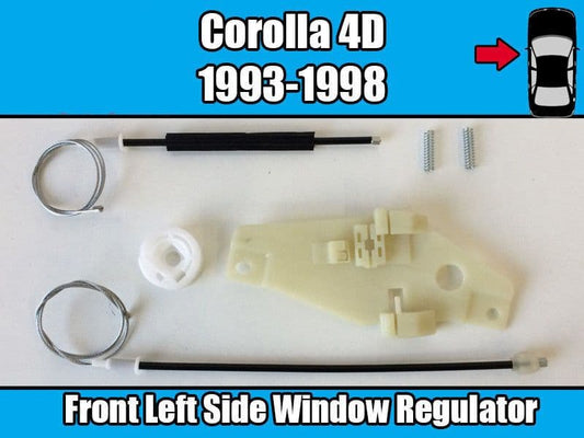 Window Regulator Repair Kit for Toyota Corolla 4D 1993-1998 Front Left