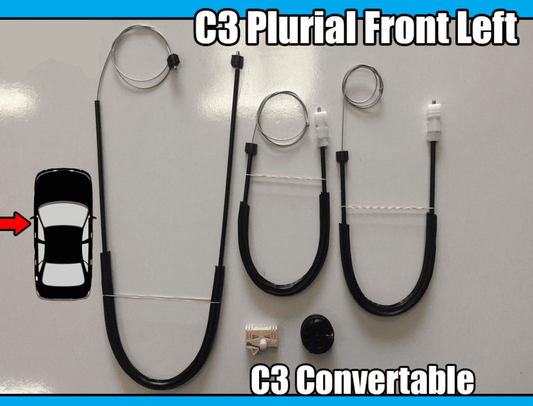 Window Regulator Repair Kit Front Left Door for Citroen C3 Pluriel Convertible