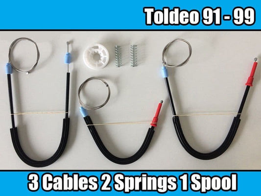 Window Regulator Repair Kit Front Left/Passenger Side for SEAT Toledo 91-99