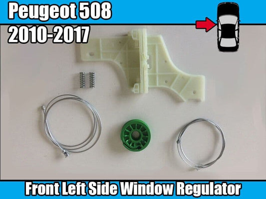 Window Regulator Winder Repair Kit for Peugeot 508 Saloon Front Left