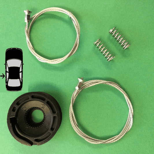 Window Repair Kit for Jaguar XK8 Convertible Cabriolet Rear Left NSR