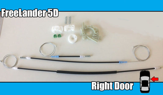 Window Repair Kit for Land Rover Freelander 5D Front Right Drivers Side