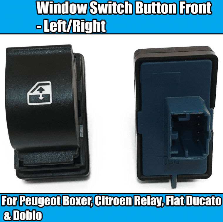 Window Switch for Peugeot Boxer Citroen Relay Fiat Ducato Doblo L/R
