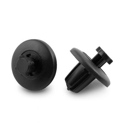 Black Plastic Push Type Clips for Peugeot Citroen Wheel Arch & Bumper Liner Push Type