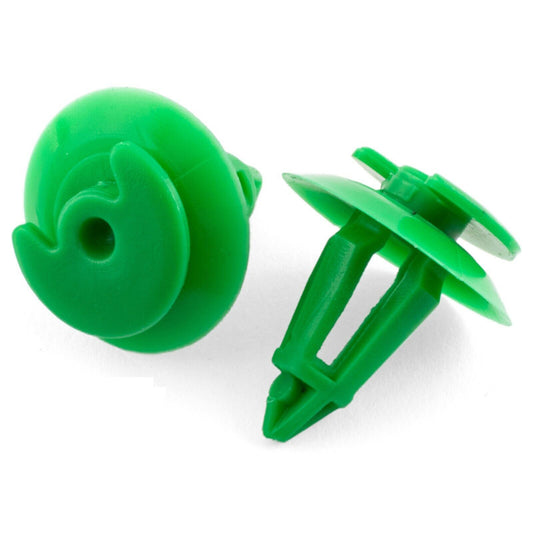 8mm Clips for VW Audi Door Trim Panel Interior Lining Fixing Green