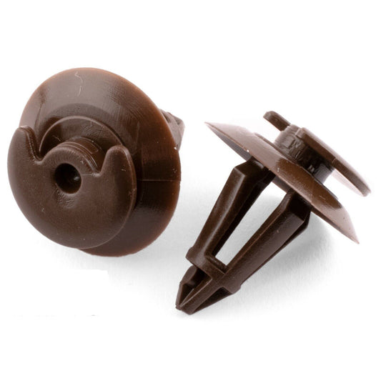 Clips for VW Audi Seat Door Trim Panel Interior Lining Fixing Brown Plastic