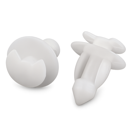 White Plastic Clips for Alfa Romeo Fiat Lancia Renault Door Panel Retainer Mounting