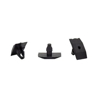 Body Trim Clips for Renault Fiat Alfa Romeo Black Plastic