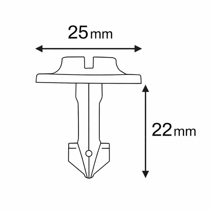Black Clips for Audi VW Skoda Engine Undertray Guard Cover