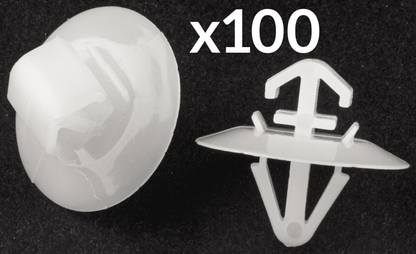 100x Clips for Renault Master Trafic Kangoo Side Moulding