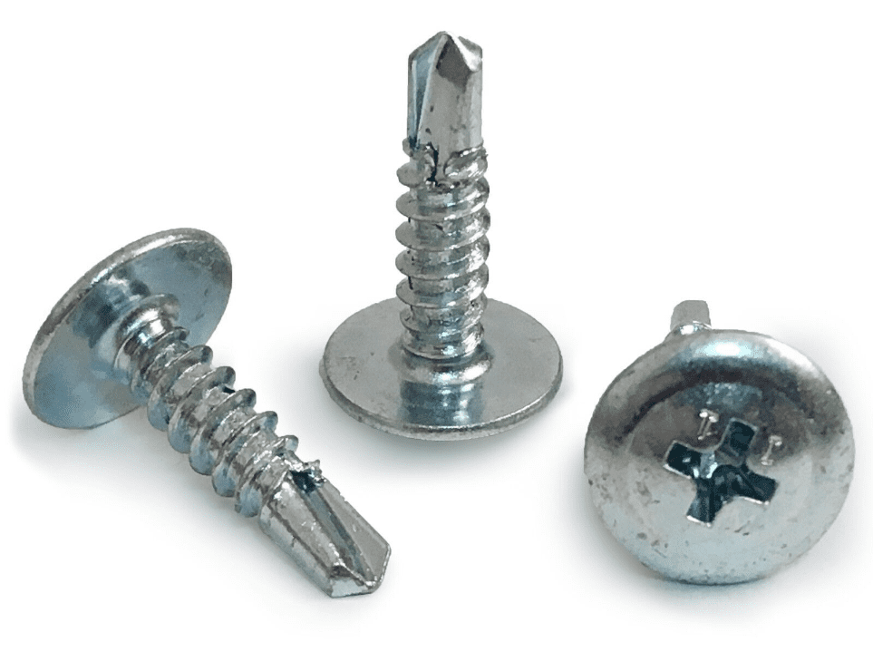 100x Timco Wafer Head Self Drilling Screw 4.2x13.5mm 16mm 19mm 25mm