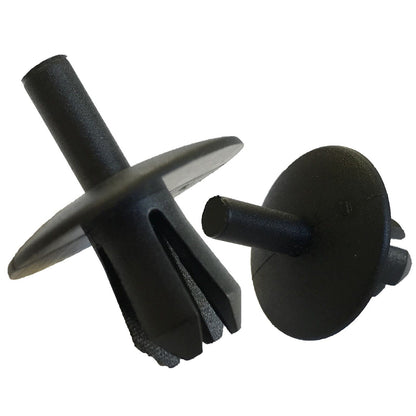 Splashguard Shield Radiator Support Black Trim Clips Rivets for Audi Renault Vauxhall VW