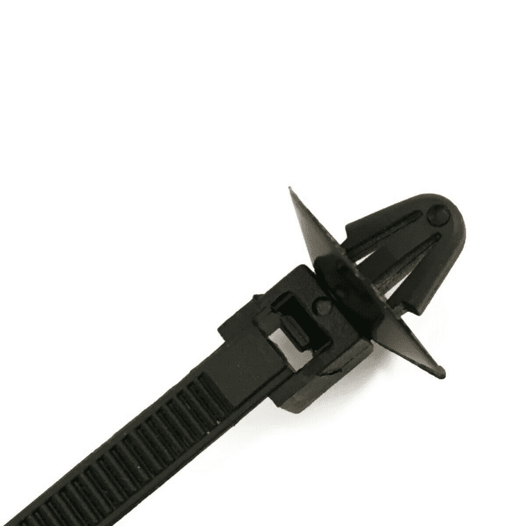 10x 176mm Reusable Clip Mounting Cable Ties, Car Boat Trailer