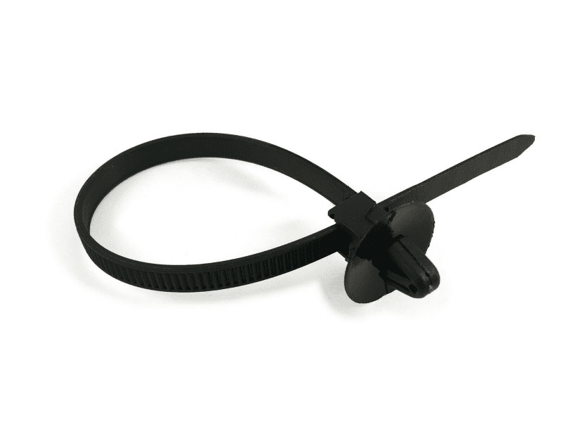 10x 176mm Reusable Clip Mounting Cable Ties, Car Boat Trailer