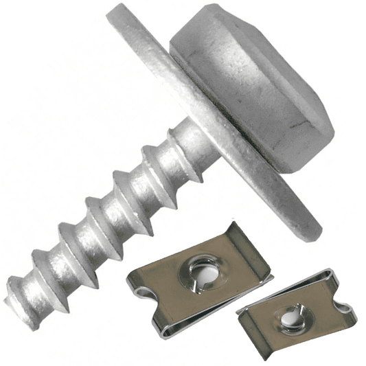 10x 20mm Screws with Speed Panel Fixings Captive Nuts for Ford