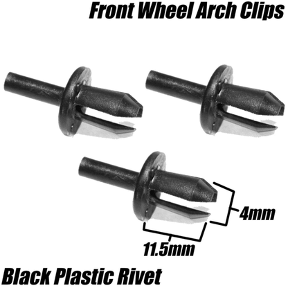 10x 5mm Plastic Rivet Clips for BMW Wheel Arch Liner Lining Moudling