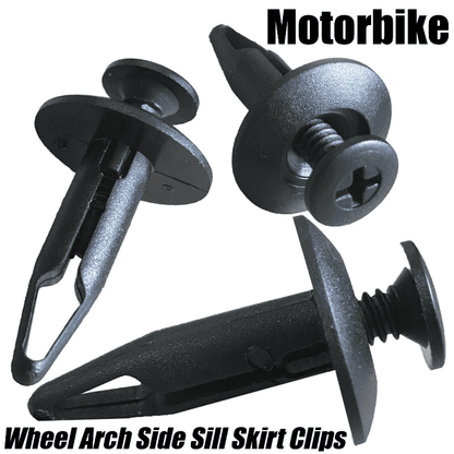 10x 6.5mm Motorbike Fairing Clips Plastic Screw Rivet for Suzuki