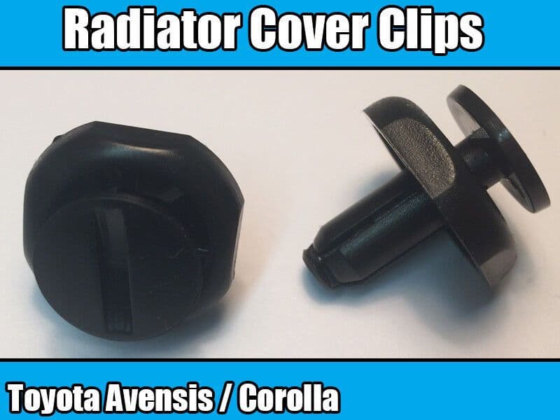 10x 7mm Radiator Cover Clips for Toyota Avensis Corolla Engine Cover Trim Clips