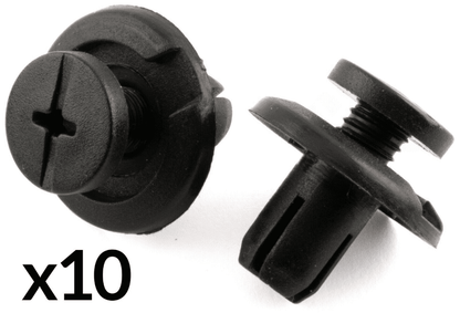 10x 8mm Clips for Honda Crx Wheel Arch Lining Splashguard Bumper Screw Rivets