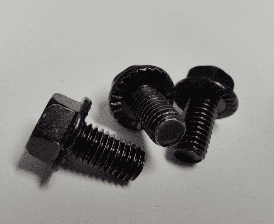 10x Black Metal Fixed Washer Hex Bolt M8x15mm for Toyota Hyundai Honda