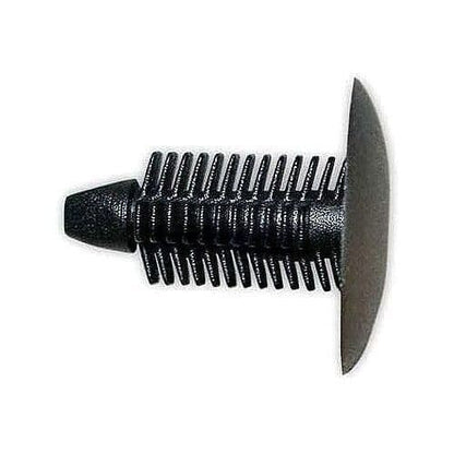 10x Black Plastic 22mmx22mm Fir Tree Panel Trim Clips for 10mm Hole for Fiat