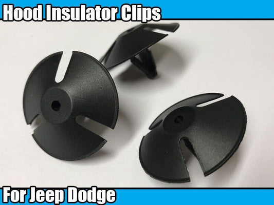 10x Bonnet Hood Insulation Trim Clips for Jeep Grand Cherokee Dodge Charger Ram